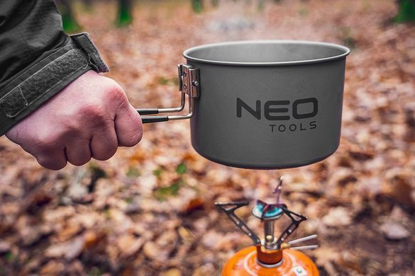 Набір туристичного посуду NEO Tools 3 в 1 складні ручки