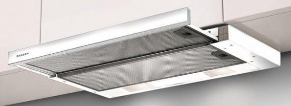 Faber Вытяжка телескопическая, 50см, 701м3ч, Flexa Ng Hip W A50, белый 315.0635.108 фото