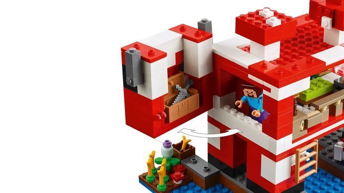 Конструктор LEGO Minecraft Грибной дом