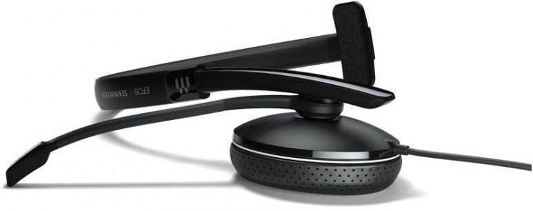 Гарнитура компьютерная моно On-Ear EPOS ADAPT 135T USB II, 3.5мм/USB, однонаправленный, сертификат Microsoft Teams, 1.8м, Черный 1000900 фото