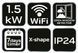 Конвектор Neo Tools 90-094 1500 Вт, IP24, WIFI