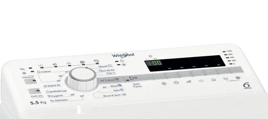 Whirlpool Пральна машина вертикальна TDLR55020SUA (354869) TDLR55020SUA фото
