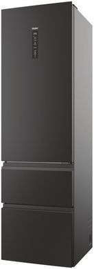 Haier Холодильник многодверный, 205x59.5х65.7, холод.отд.-289л, мороз.отд.-125л, 3дв., А++, NF, инв., дисплей, нулевая зона, черный HTW5620DNPT фото