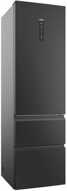 Haier Холодильник многодверный, 205x59.5х65.7, холод.отд.-289л, мороз.отд.-125л, 3дв., А++, NF, инв., дисплей, нулевая зона, черный HTW5620DNPT фото