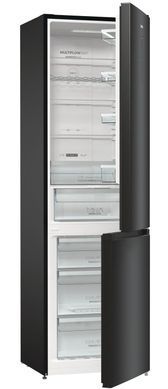 Холодильник з нижн. мороз. камерою Gorenje NRK620EABXL4, 200х60х60см, 2 двері, 235( 96)л, А++, Total NF , Зона св-ті, Зовн. Дисп NRK620EABXL4 фото