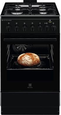 Electrolux Плита комбинированная, 58л, 50x60см, конвекция, пар, черный LKK560010K фото