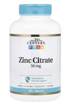 Zinc Citrate 50 mg - 360 tabs