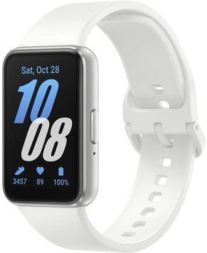 Samsung Фитнес-трекер Galaxy Fit 3 40мм (R390) 1.6', 256x402, AMOLED, BT 5.3, 16/256МБ, серебристый SM-R390NZSASEK фото