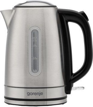 Gorenje Електрочайник 1.7л, Strix-контроль, метал, нерж (383653) K17DS фото