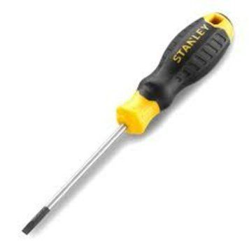 Отвертка плоская STANLEY "Cushion Grip" S/D SLOTTED: 3.5 X 75MM