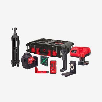 Нівелір лазерний 3D акумуляторний MILWAUKEE, M12 3PLKIT-401P
