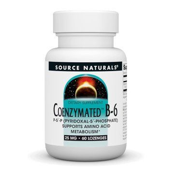 Coenzymated&trade; Vitamin B-6 25 mg - 60 lozenges Source Naturals
