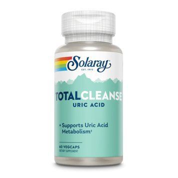 Очиститель мочевой кислоты, Total Cleanse Uric Acid, Solaray, 60 капсул