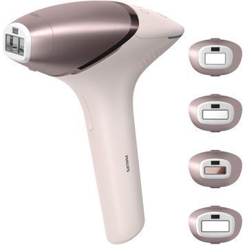 Philips Фотоэпилятор Lumea IPL 9900 Series, аккумуляторный, кол-во вспыш-450000, 2- 4 см2, футляр, насадок-4, розовый BRI977/00 фото