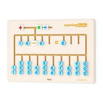 Дерев'яна навчальна іграшка Viga Toys Математика (50675FSC) dt_13138 фото