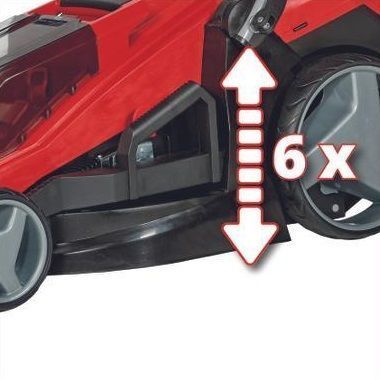 Газонокосарка акумуляторна Einhell PXC GE-CM 36/43 36В(18+18) 43см 63л 25-75мм 17кг без АКБ та ЗП 3413246 фото