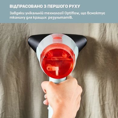 Tefal Отпариватель компактный AeroSteam, 1400Вт, 100мл, постоянный пар - 20гр, светло-зеленый DT9814F0 фото