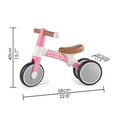 Біговел Hape Перша поїздка триколісний 7" рожевий (E0105), Рожевий