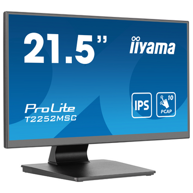 21,5 "16: 9 Sensory LCD-монитор IPS, 1920x1080, Проекция и экономическая технология, 1xhdmi/1xdp/2xusb 3. IIYAMA T22252SC-B2 3704135 фото
