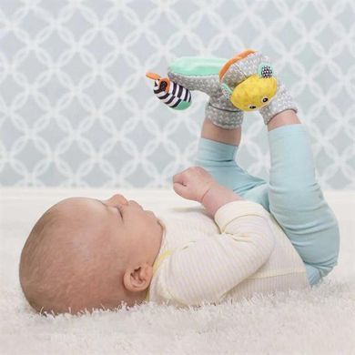 Шкарпетки-брязкальця Infantino Зебра та тигр (206893I) dt_24382 фото