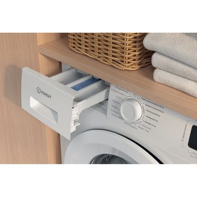 Indesit Пральна машина фронтальна, 6кг, 1000, A+++, 44.6см, дисплей, пара, інвертор, білий (386644) IM600MYTIMEUA фото