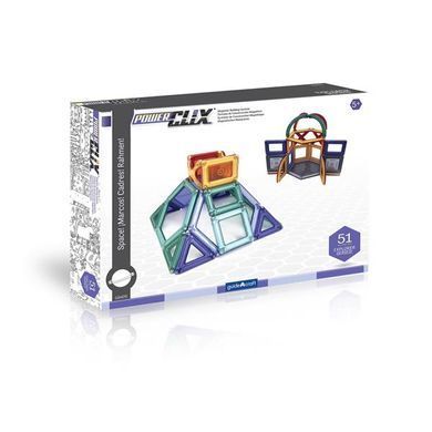 Магнитный конструктор Guidecraft PowerClix Explorer Архитектура, 52 детали (G9472) dt_1289 фото