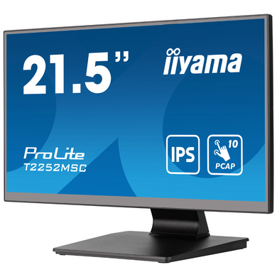 21,5 "16: 9 Sensory LCD-монитор IPS, 1920x1080, Проекция и экономическая технология, 1xhdmi/1xdp/2xusb 3. IIYAMA T22252SC-B2 3704135 фото