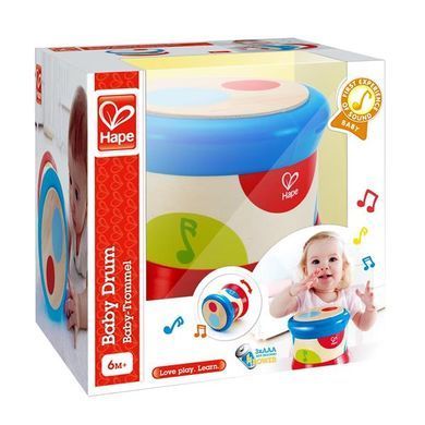 Музична іграшка Hape Барабан зі світлом і звуком (E0333) dt_79167 фото