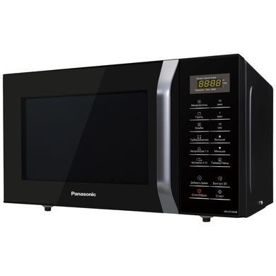 Мікрохвильова піч Panasonic, 23л, 800Вт, гриль, дисплей, чорний (389416) NN-GT35HBZUE фото