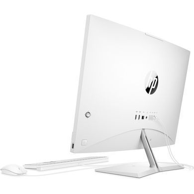 HP ПК Моноблок Pavilion 23,8" FHD IPS AG, Intel i5-13400T, 16GB, F512GB, NVD3050-4, WiFi, кл+м, DOS, белый 95Z19EA фото