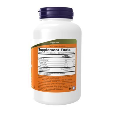 Подорожник (Псилиум), Psyllium Husks, Now Foods, 700 Мг, 360 Капсул