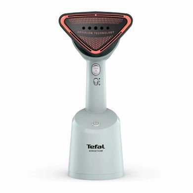 Tefal Отпариватель компактный AeroSteam, 1400Вт, 100мл, постоянный пар - 20гр, светло-зеленый DT9814F0 фото