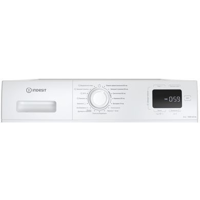 Indesit Пральна машина фронтальна, 6кг, 1000, A+++, 44.6см, дисплей, пара, інвертор, білий (386644) IM600MYTIMEUA фото