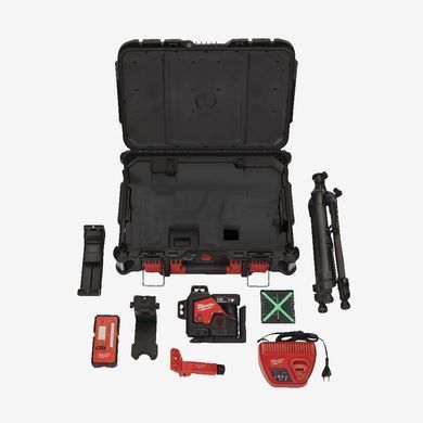 Нивелир лазерный 3D аккумуляторный MILWAUKEE, M12 3PLKIT-401P