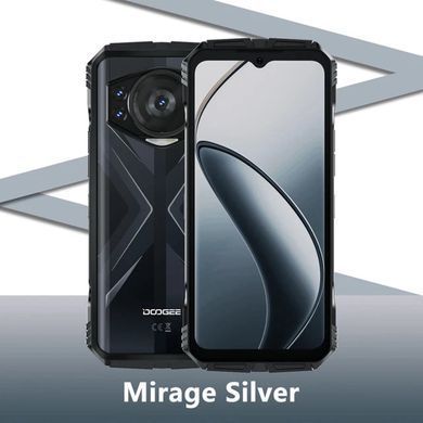 Doogee Смартфон S118 6.58" 8/512ГБ, 2SIM, 10800мА&bull;год, сріблястий (381671) 6923740207031 фото