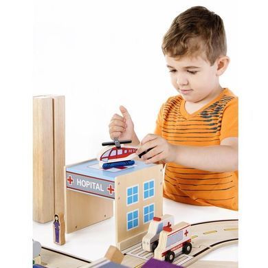 Набор строений Guidecraft Block Play к Дороге из дерева, 6 шт. (G6716) dt_2258 фото