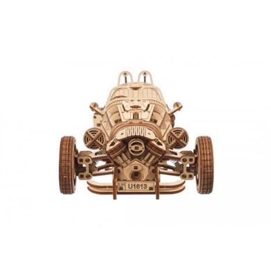 Дерев'яний механічний 3D конструктор Ugears Трицикл UGR-S (70216) dt_93676 фото