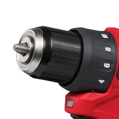 Дрель-шуруповерт аккумуляторный MILWAUKEE M12 BLDDRC-402C, 40Нм (зарядное устройство С12, 2 аккумулятора М12 В4 4Ач, клипса для реме 4933499688 фото