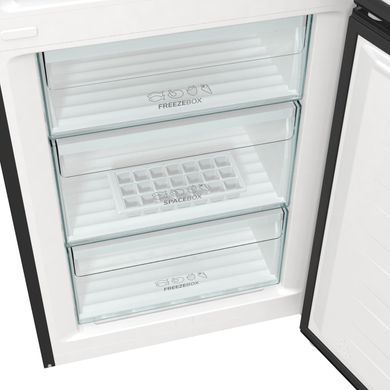 Холодильник з нижн. мороз. камерою Gorenje NRK620EABXL4, 200х60х60см, 2 двері, 235( 96)л, А++, Total NF , Зона св-ті, Зовн. Дисп NRK620EABXL4 фото
