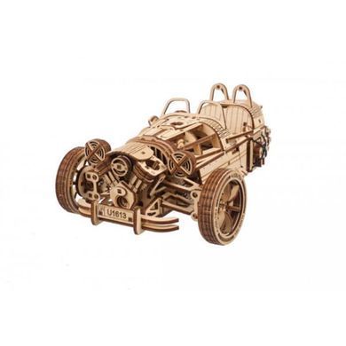Дерев'яний механічний 3D конструктор Ugears Трицикл UGR-S (70216) dt_93676 фото
