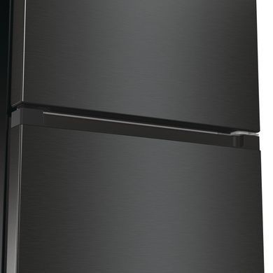 Холодильник з нижн. мороз. камерою Gorenje NRK620EABXL4, 200х60х60см, 2 двері, 235( 96)л, А++, Total NF , Зона св-ті, Зовн. Дисп NRK620EABXL4 фото