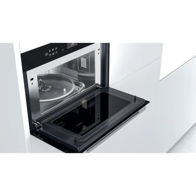 Whirlpool Микроволновая печь встраиваемая, 31л, электронное упр., 1000Вт, гриль, дисплей, нерж W7MD440 фото