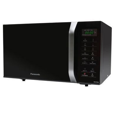 Мікрохвильова піч Panasonic, 23л, 800Вт, гриль, дисплей, чорний (389416) NN-GT35HBZUE фото