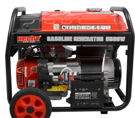 Бензиновый однофазный генератор HECHT GG 6500 HECHTGG6500 фото