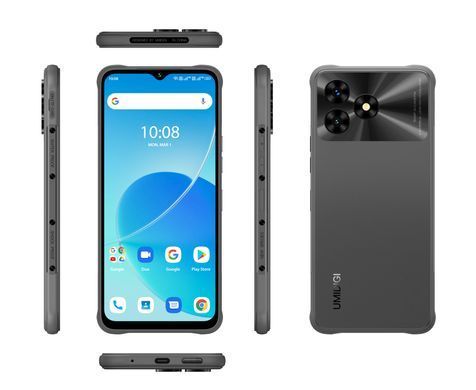 UMIDIGI Смартфон G5 Mecha (RP08) 6.6" 8/128ГБ, 2SIM, 6000мА&middot;год, сірий (373776) 6973553523019 фото