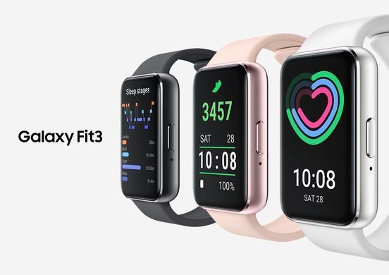Samsung Фитнес-трекер Galaxy Fit 3 40мм (R390) 1.6', 256x402, AMOLED, BT 5.3, 16/256МБ, серебристый SM-R390NZSASEK фото