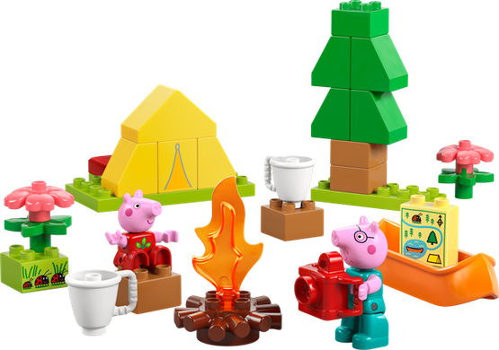 Конструктор LEGO DUPLO Свинка Пеппа Туристичний похід 32 деталі (10452)
