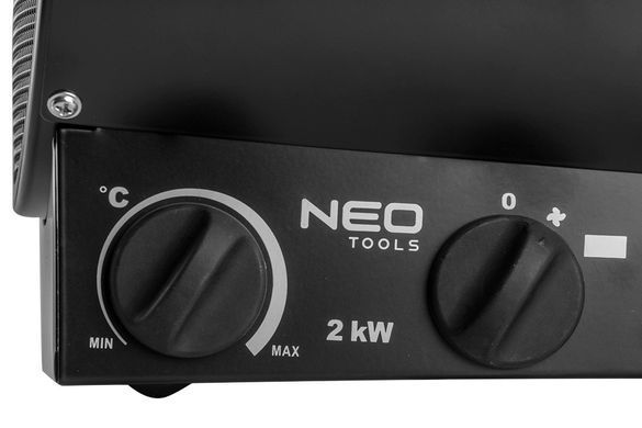Промислова теплова гармата Neo Tools 90-066, 3 кВт (нержавіюча сталь) електрична