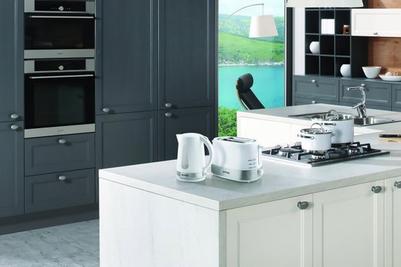 Gorenje Тостер, 850Вт, пластик/ металл , функц. розморож, автовідключення, білий (295190) T850WE фото
