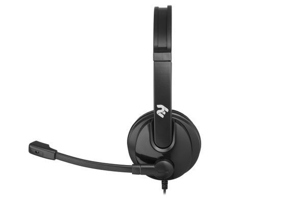 Гарнитура ПК стерео On-ear 2E CH12 USB, omni-mic, 2м, черный 2E-CH12SU фото